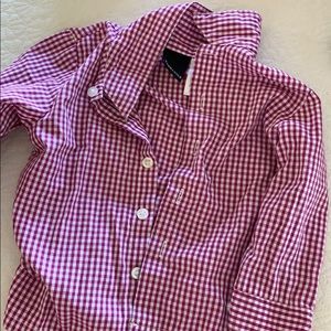 Boys van heusen button down shirt long sleeve